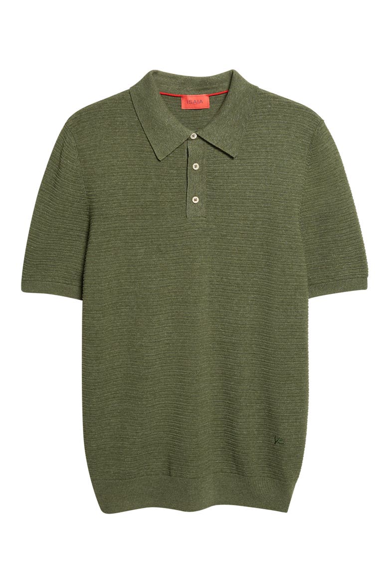 Silk & Linen Polo, Alternate, color, GS566