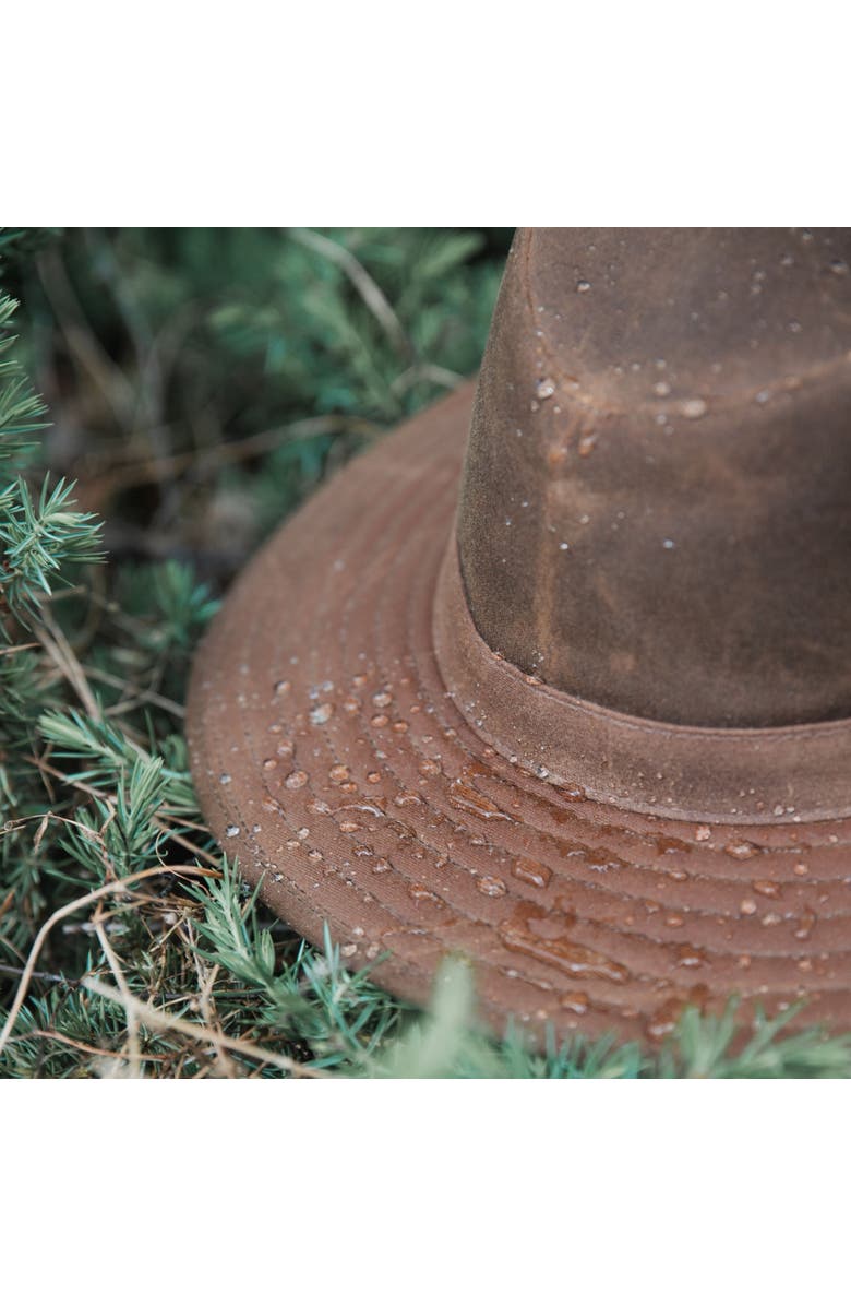 Kanut Sports Delano Men's Waxed Cotton Hat, Alternate, color, Chocolate