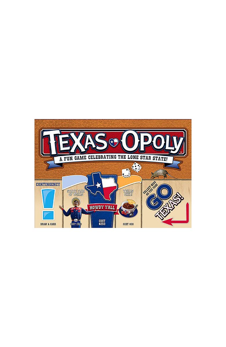 Late for the Sky Texasopoly Monopoly Board Game, Alternate, color, Multicolored