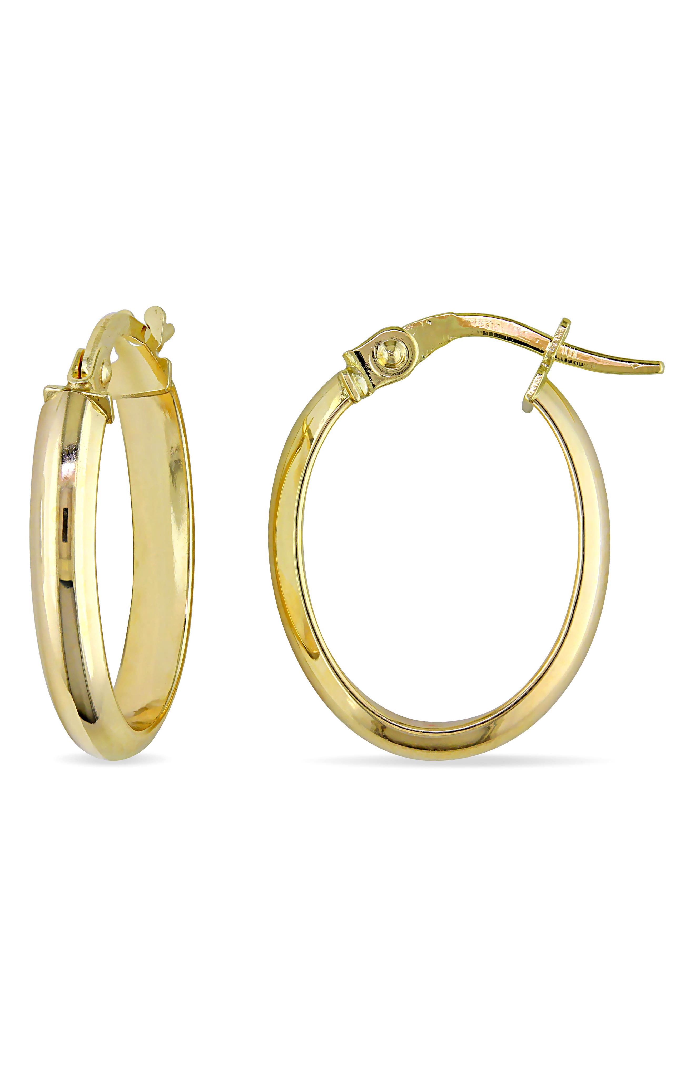 DELMAR Slim Hoop Earrings
