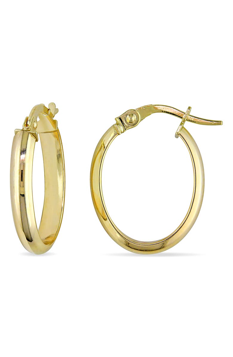DELMAR Slim Hoop Earrings, Main, color, 