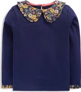 Mini Boden Kids' Collared Breton Jersey Top