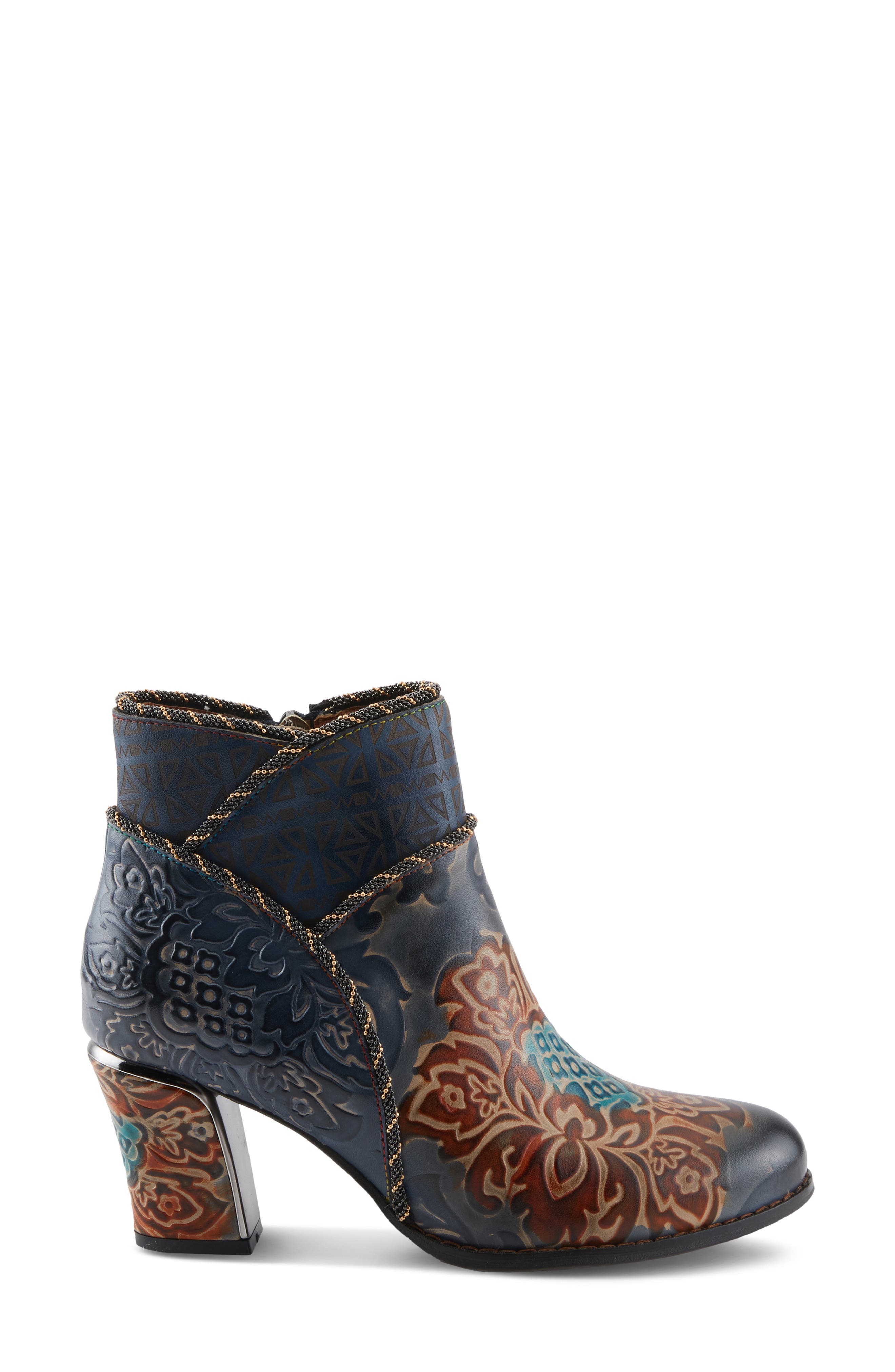 Cherish Bootie, Alternate, color, BLUE MULTI