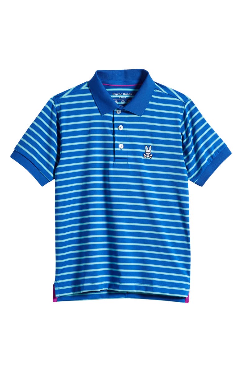 Psycho Bunny Kids' Willis Sport Stripe Polo, Main, color, 