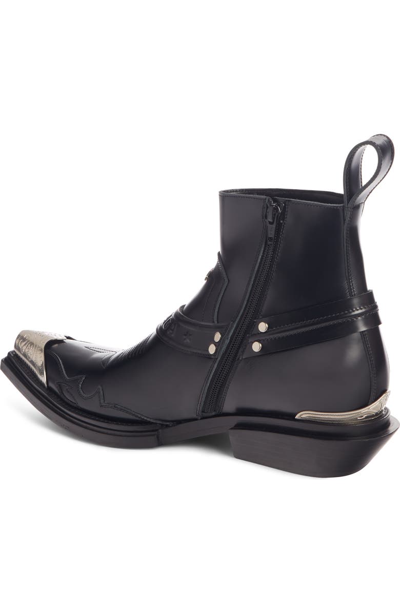 Balenciaga Santiag Harness Boot, Alternate, color,