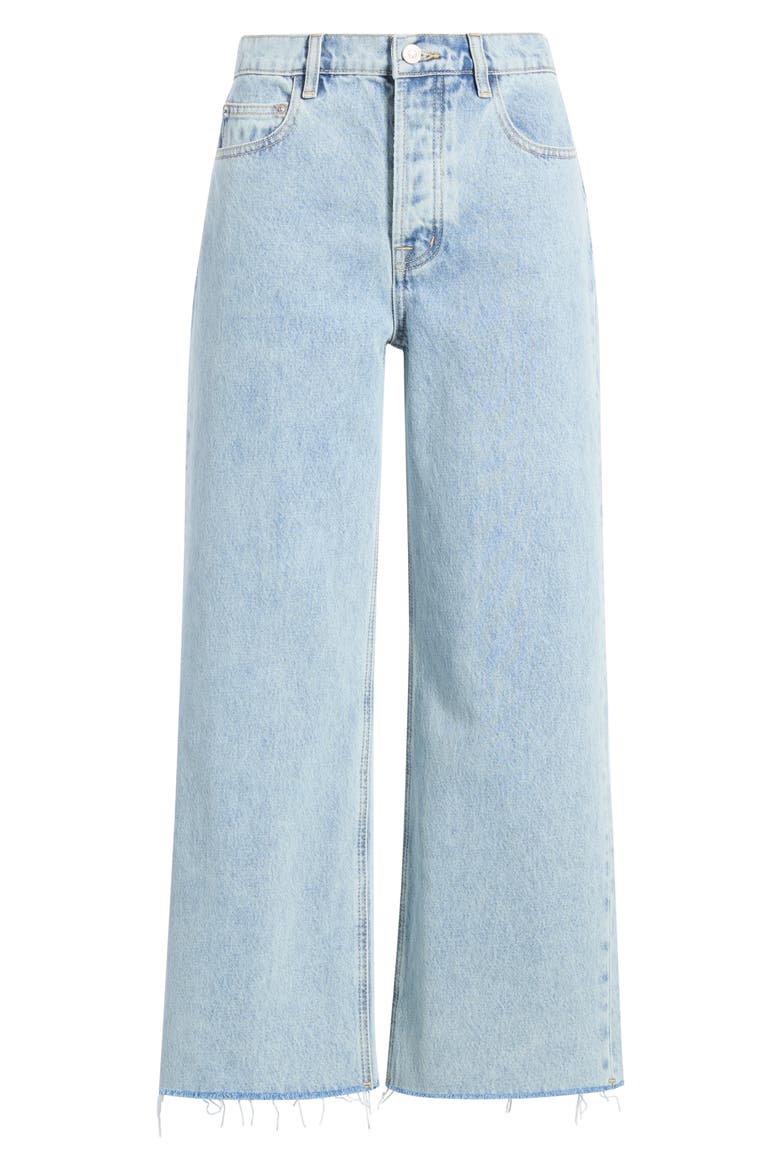 Fawcett High Waist Straight Leg Jeans, Alternate, color, LIGHT BLUE WASH