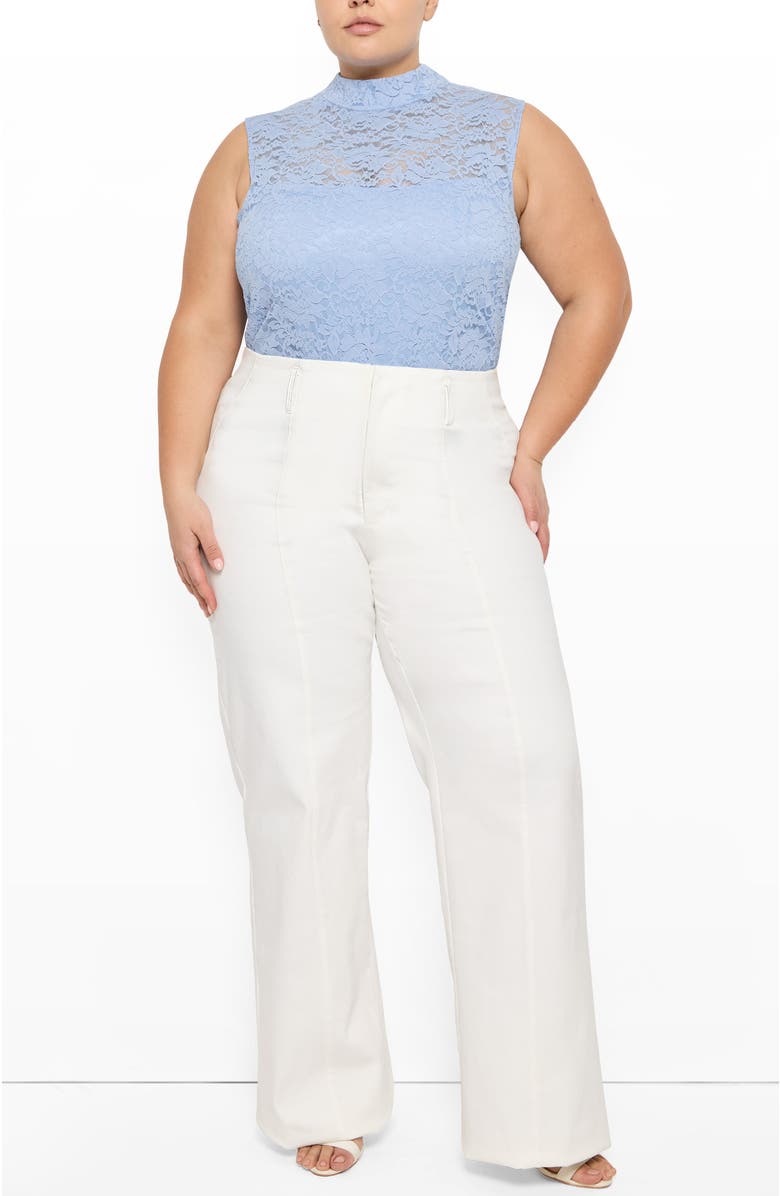 AS by DF Provence Lace Top, Alternate, color, Provence Blue