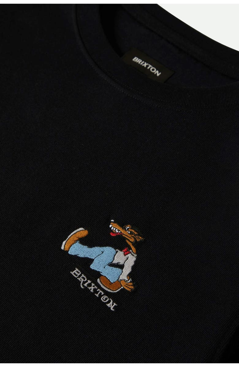 Brixton Stride Cotton Graphic T-Shirt, Alternate, color, Black Classic Wash