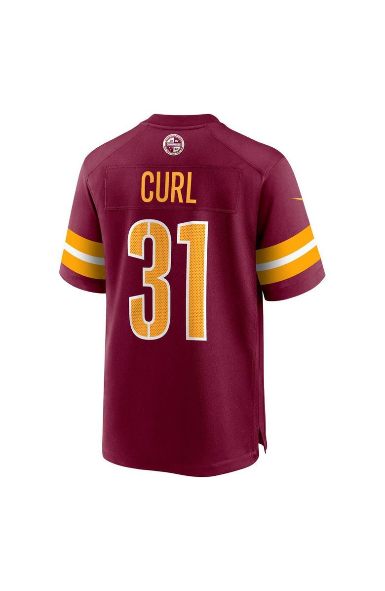 Nike Men's Nike Kamren Curl Burgundy Washington Commanders Game Jersey, Alternate, color, 