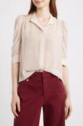 FRAME The Gillian Polka Dot Shirt