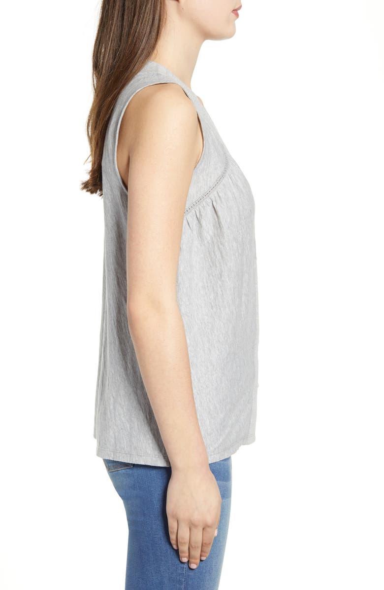 Caslon<sup>®</sup> Button Front Swing Tank, Alternate, color,