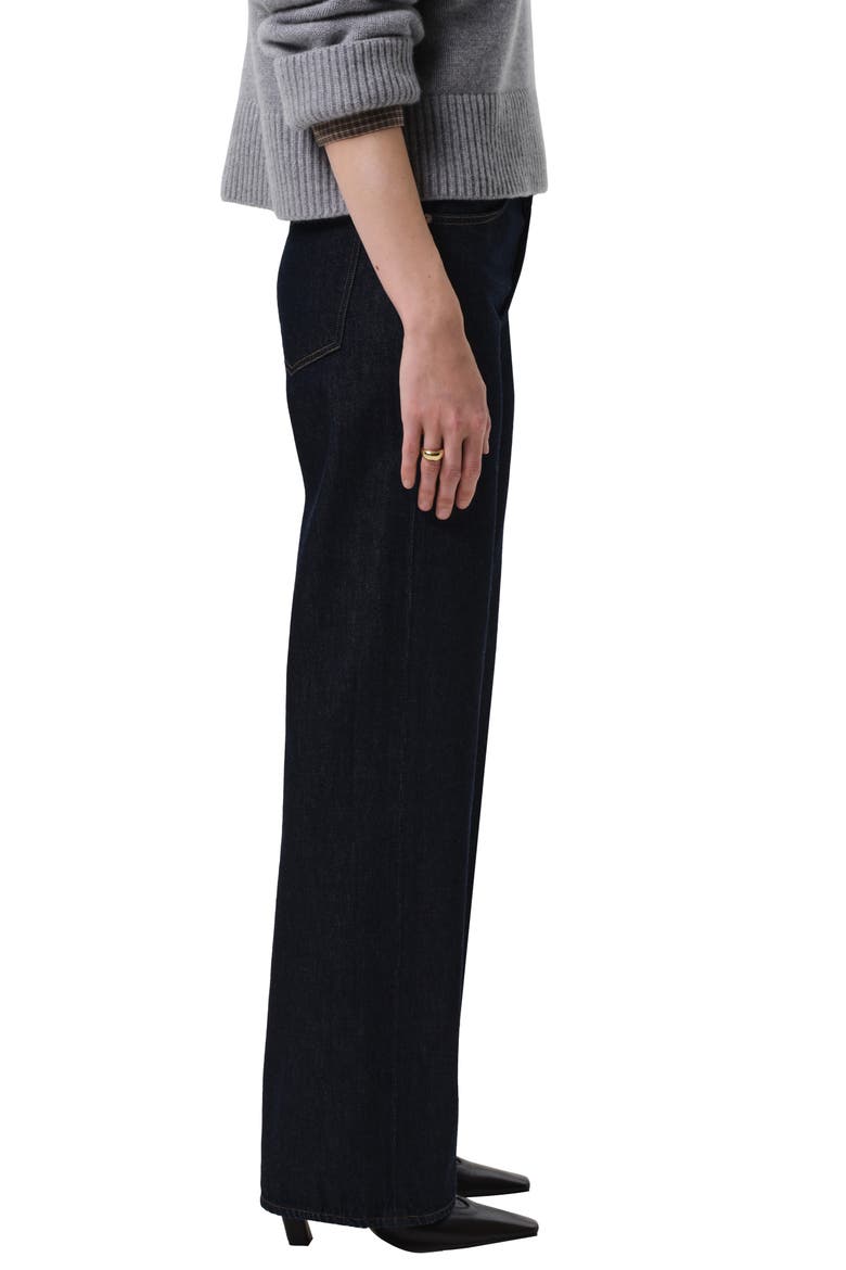 Annina High Waist Straight Leg Jeans, Alternate, color, JUNO (MD INDIGO)