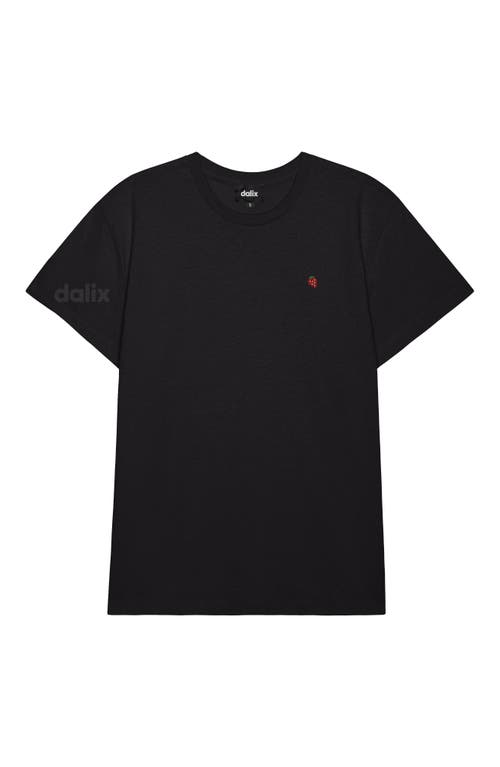 Dalix Womens Lil Strawberry Lightweight Everyday Tee In Black