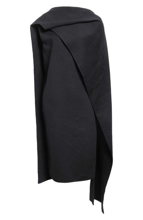 Ramona Draped Wool Blend Dress