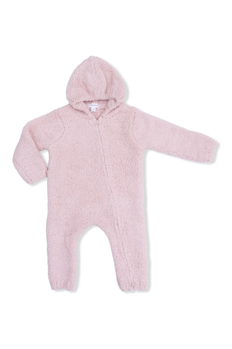 Kids' Chenille Hooded Romper, Main, color, BLUSH