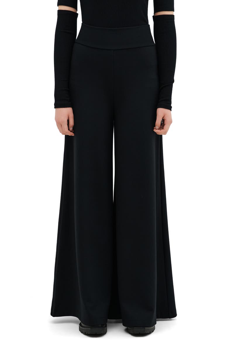 Barcelona Palazzo Pants, Main, color, BLACK