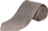 TOM FORD Prince of Wales Check Silk Tie