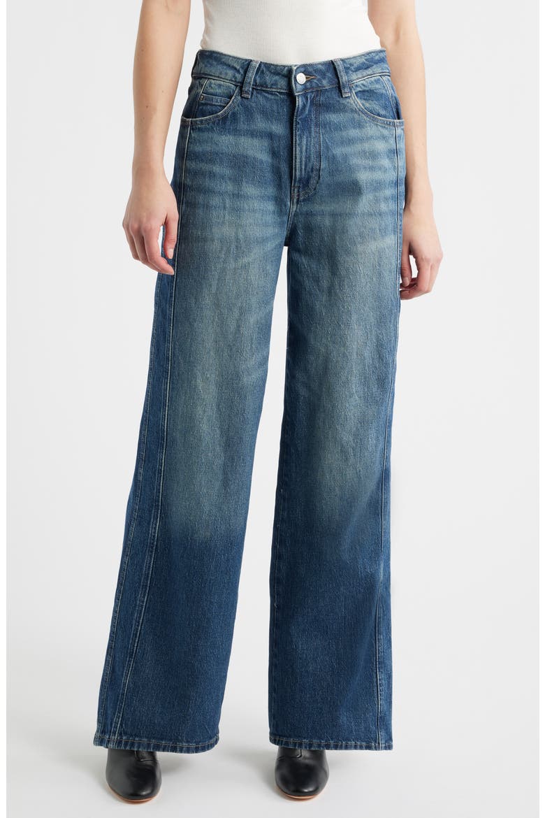 High Waist Wide Leg Jeans, Main, color, SCENIC ROUTE