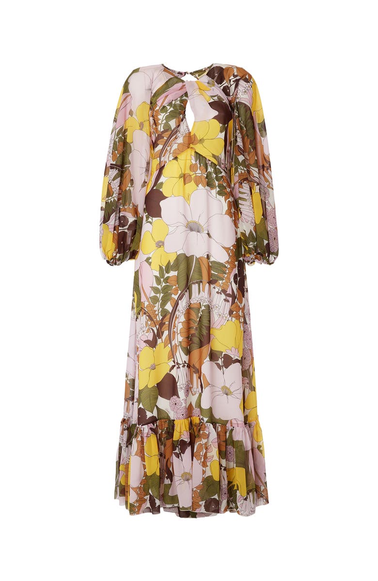 La DoubleJ Eve Dress Big Flower Rose Pink, Alternate, color,