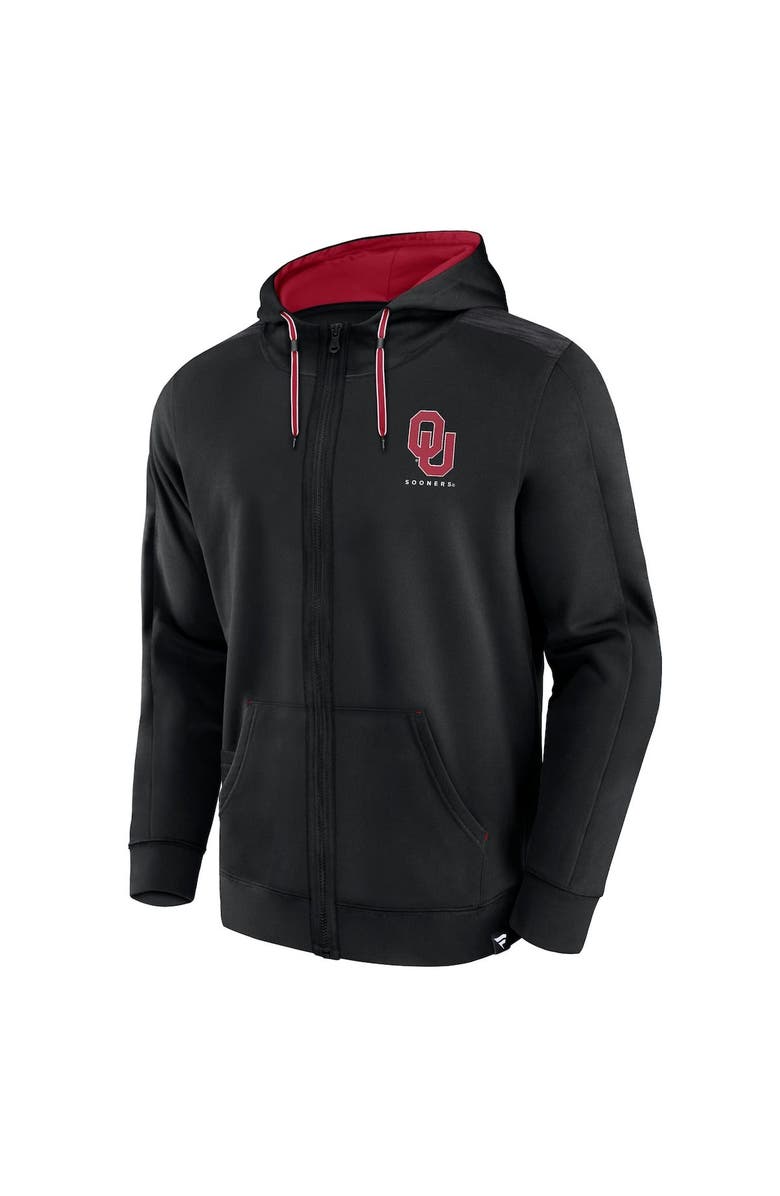 FANATICS Men's Fanatics Branded Black Oklahoma Sooners Power Index Full-Zip Hoodie, Alternate, color, Black
