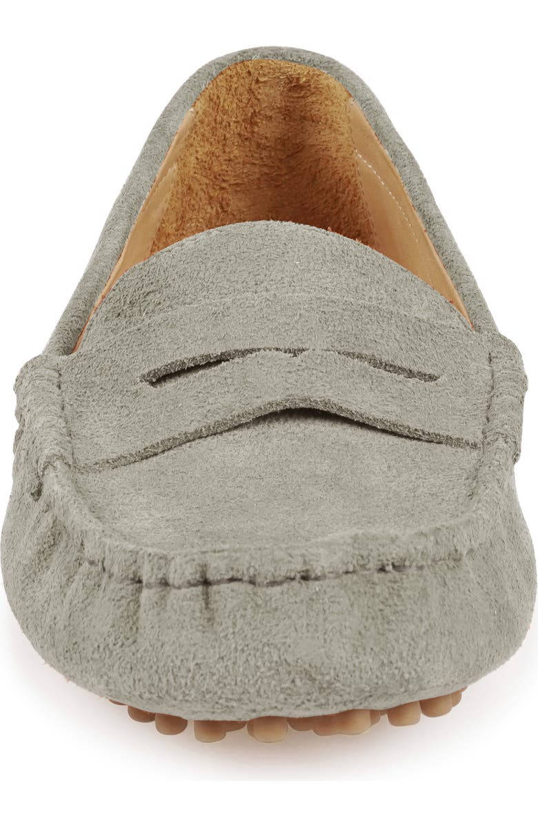 National Comfort Talulah Penny Loafer, Alternate, color, Light Grey Suede