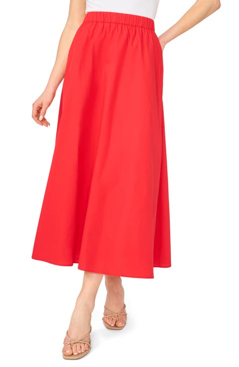 Cotton Maxi Skirt