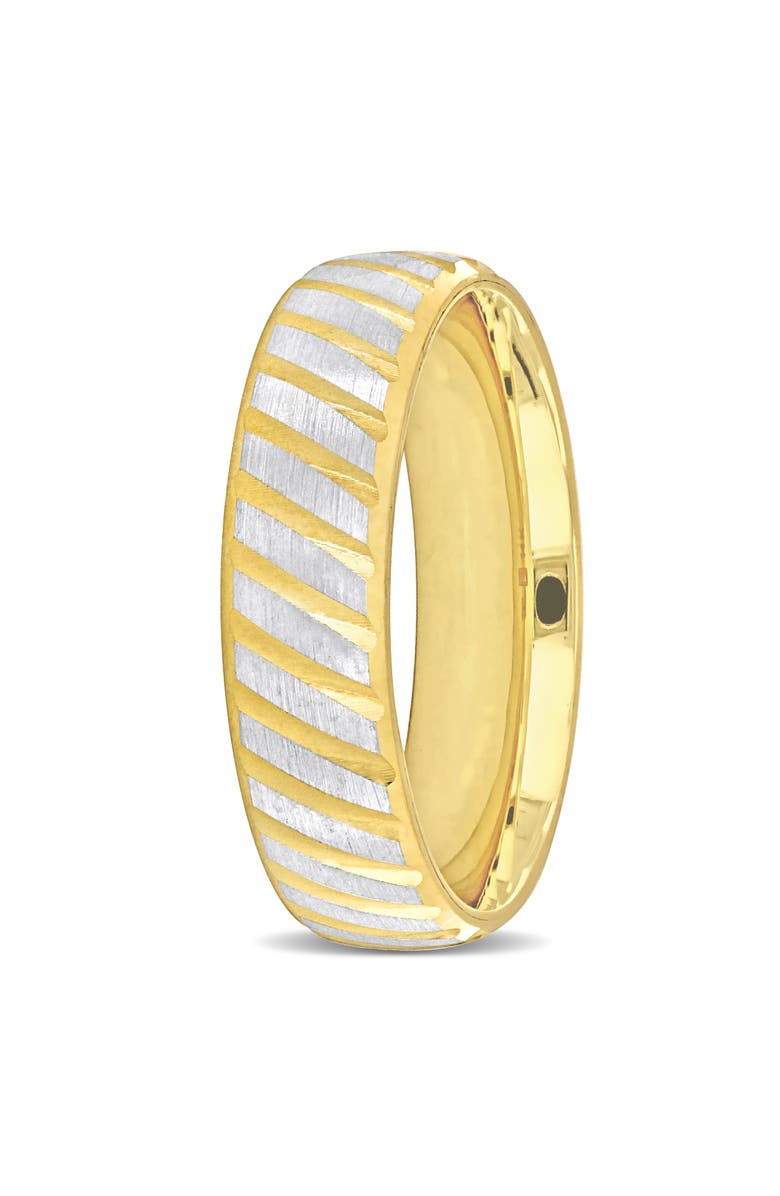 Julianna B. Brushed Finish Wedding Band 14k Two-Tone, Alternate, color, 