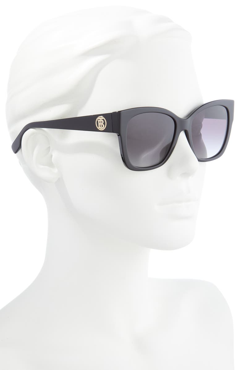 Burberry Havana 54mm Square Sunglasses, Alternate, color,
