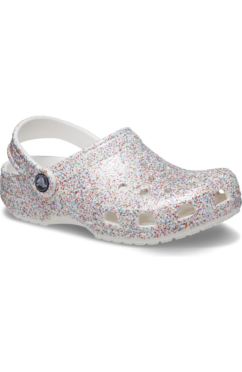 CROCS Kids' Classic Sprinkle Glitter Clog, Main, color,