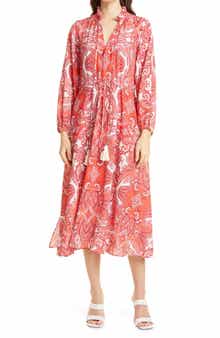 Cara Cara Tanglewood Long Sleeve Midi Dress