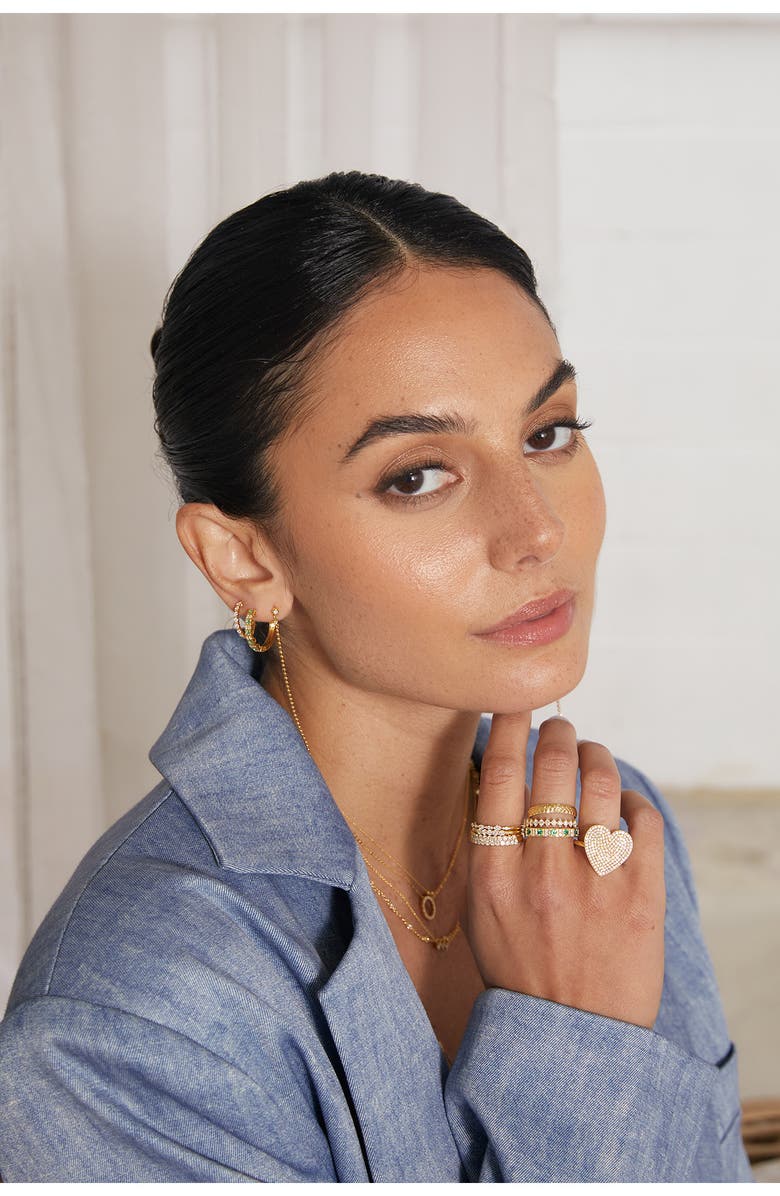 Bony Levy El Mar Diamond & Emerald Ring, Alternate, color,