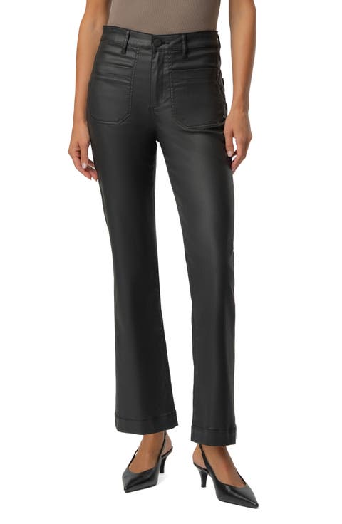 Kelsey Coated High Waist Flare Jeans