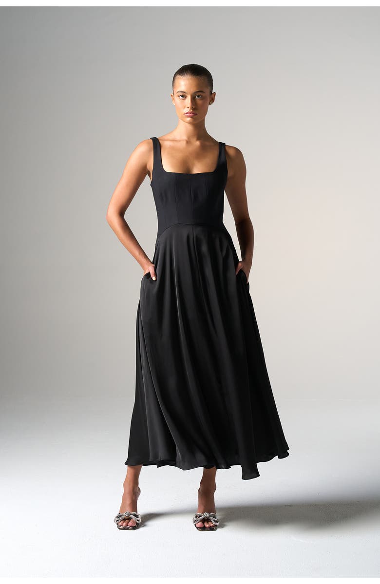 JBQ London Dress, Main, color, Black