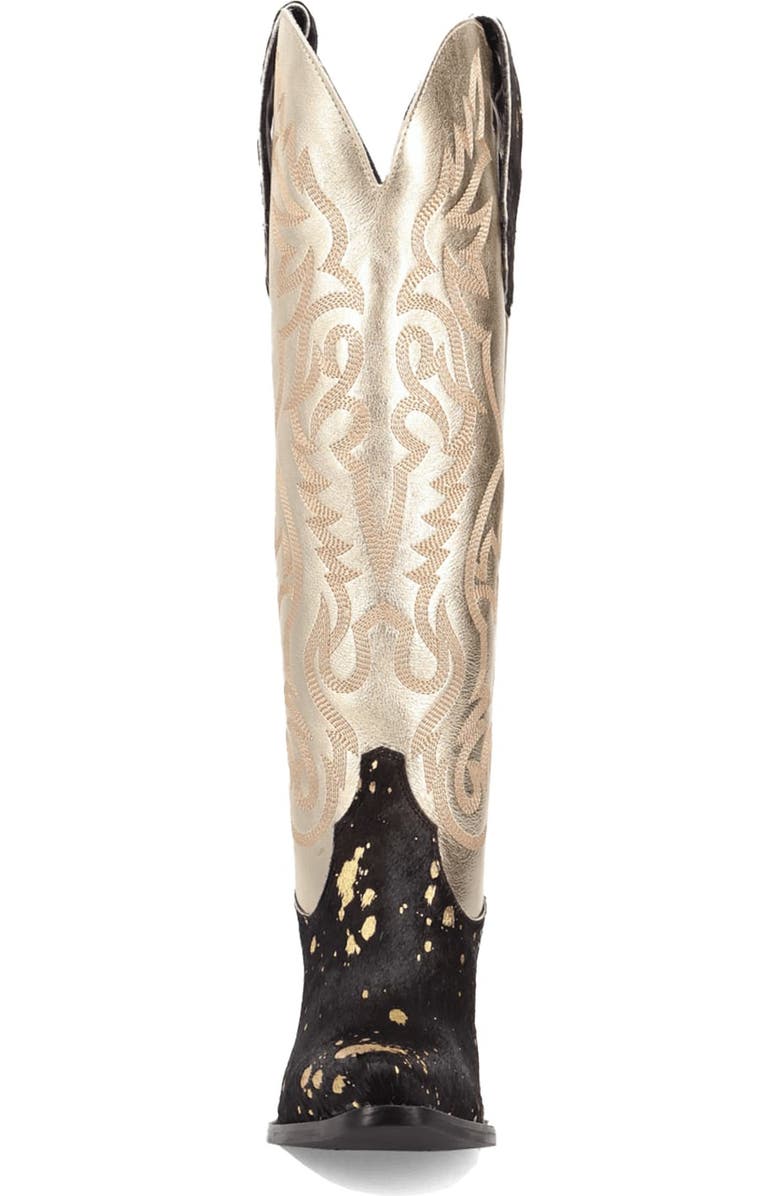 Dingo Take No Bull Knee High Western Boot, Alternate, color, Black