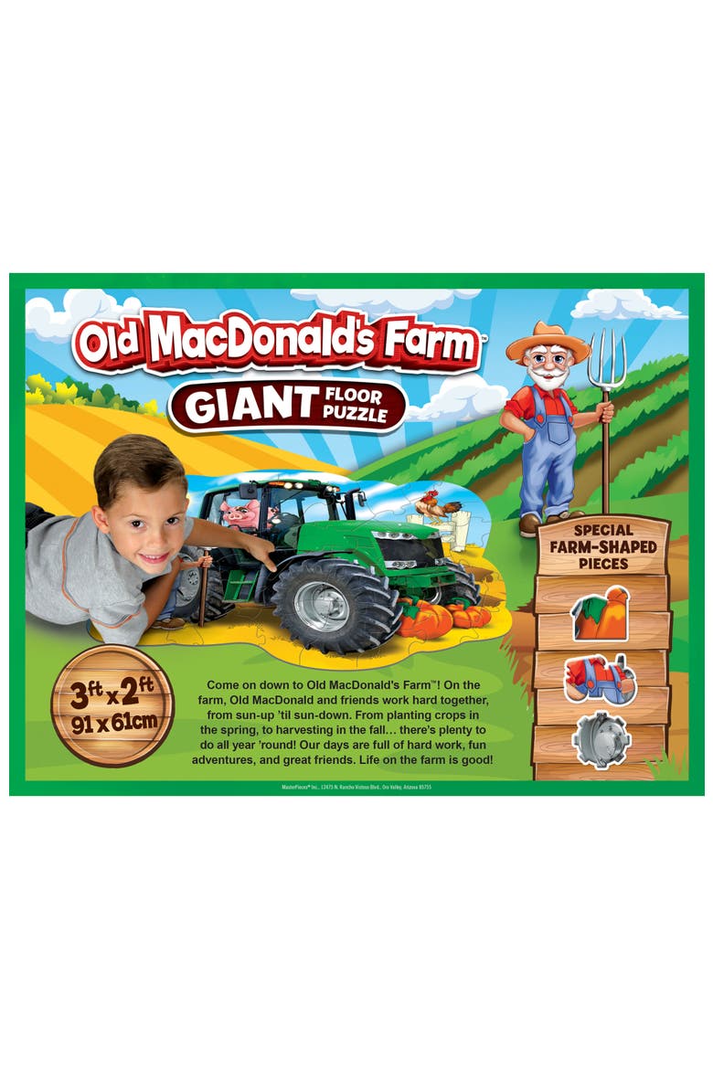 Old MacDonald 36 Piece Floor Puzzle, Alternate, color, Multicolor