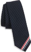 Thom Browne Classic Stripe Wool Tie