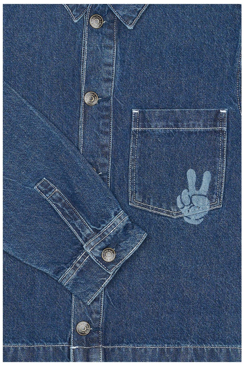 Kids' Parks Denim Overshirt, Alternate, color, BLUE DENIM