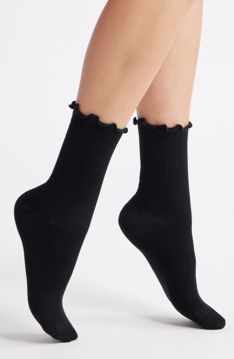 Lettuce Edge Crew Socks