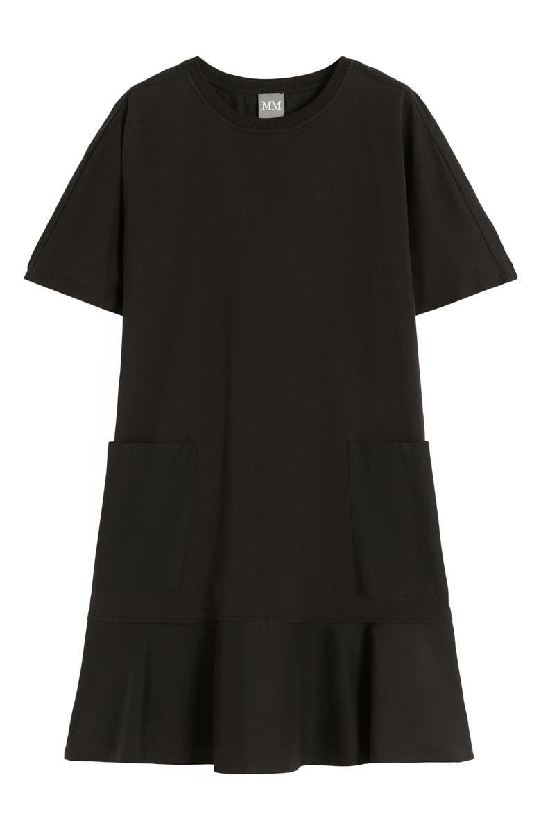 MM by Max Mara Crewneck T-Shirt Dress, Alternate, color, Black