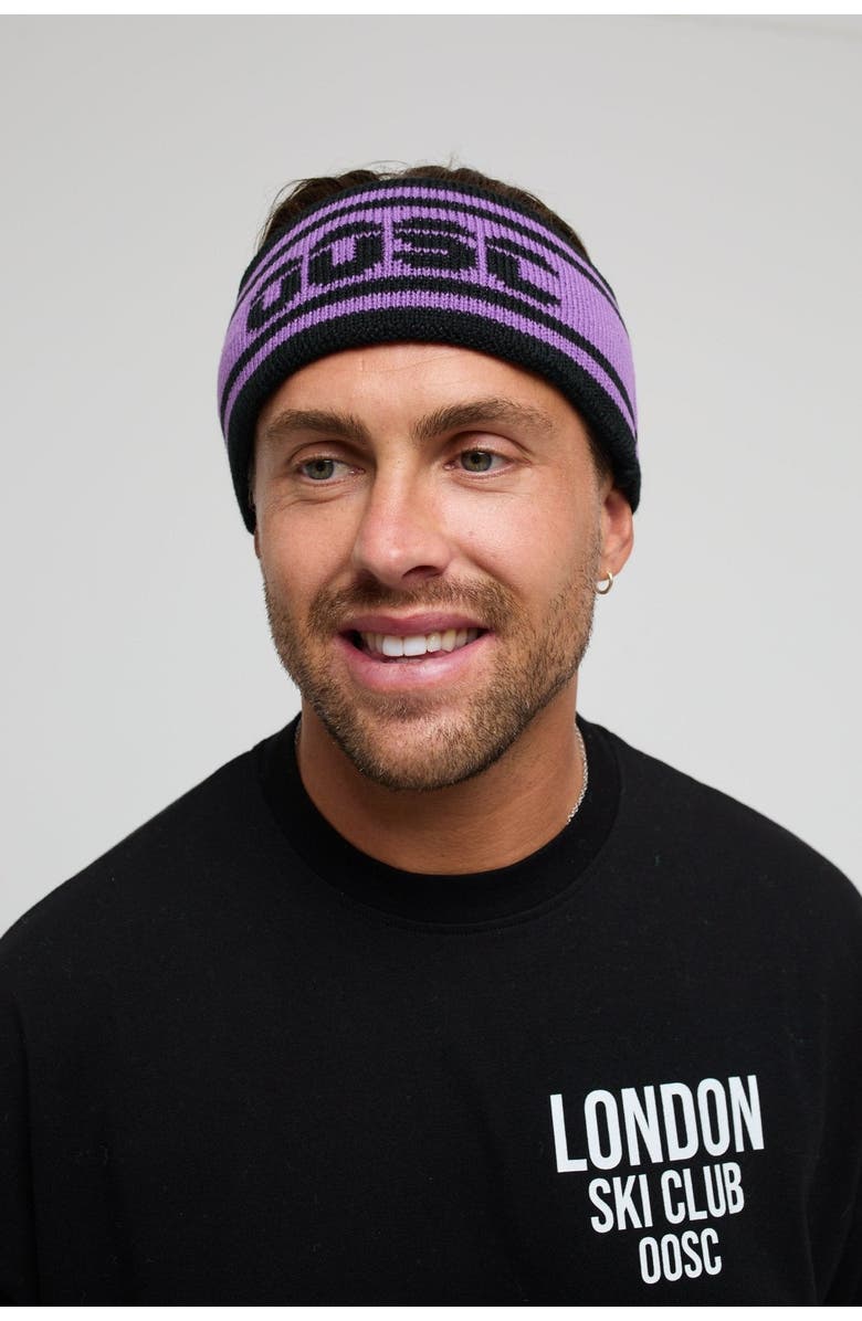 OOSC Après Headband - Black and Purple, Alternate, color, Black And Purple