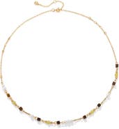 LA MENO Olive Light Necklace