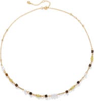 LA MENO Olive Light Necklace
