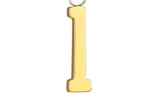 Adornia Initial Charm Tennis Necklace