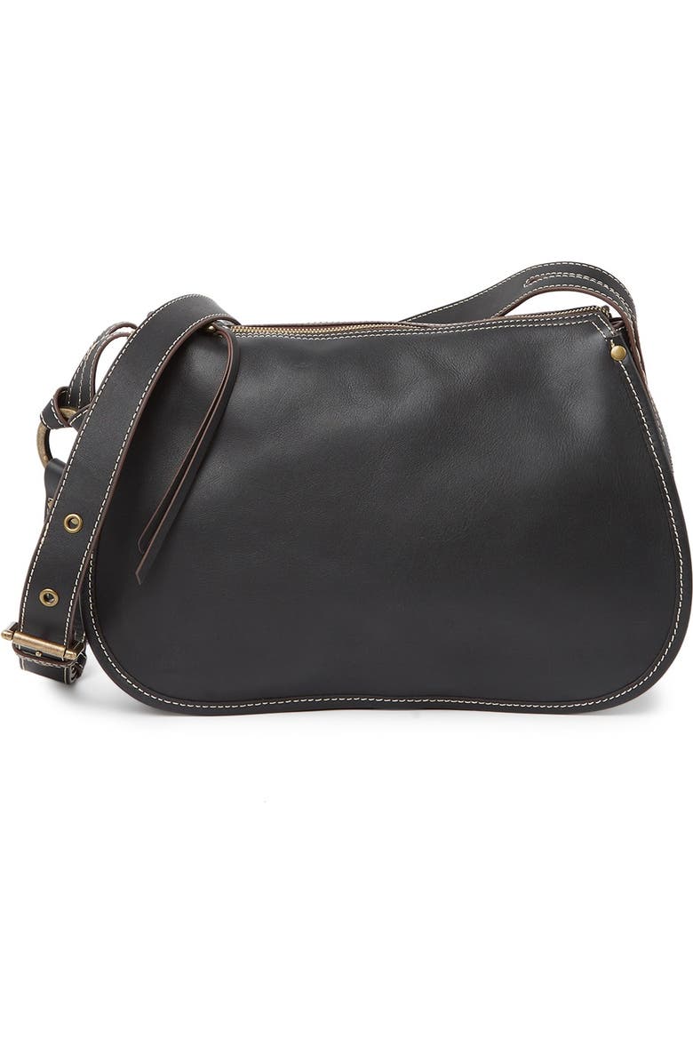 HOBO Ridge Leather Crossbody Bag, Main, color,