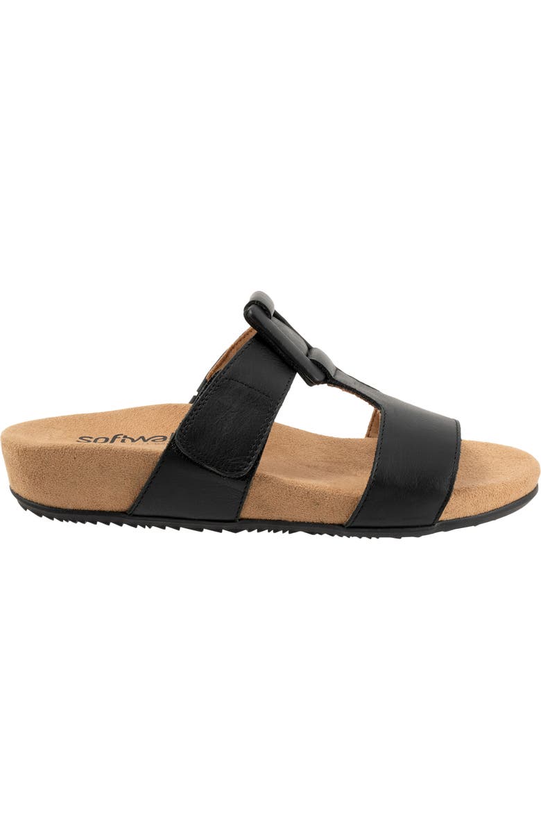 SoftWalk<sup>®</sup> Bexley Platform Slide Sandal, Alternate, color, Black