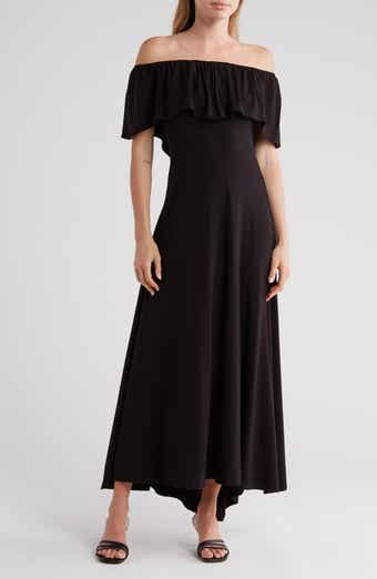 Off the Shoulder Maxi Dress