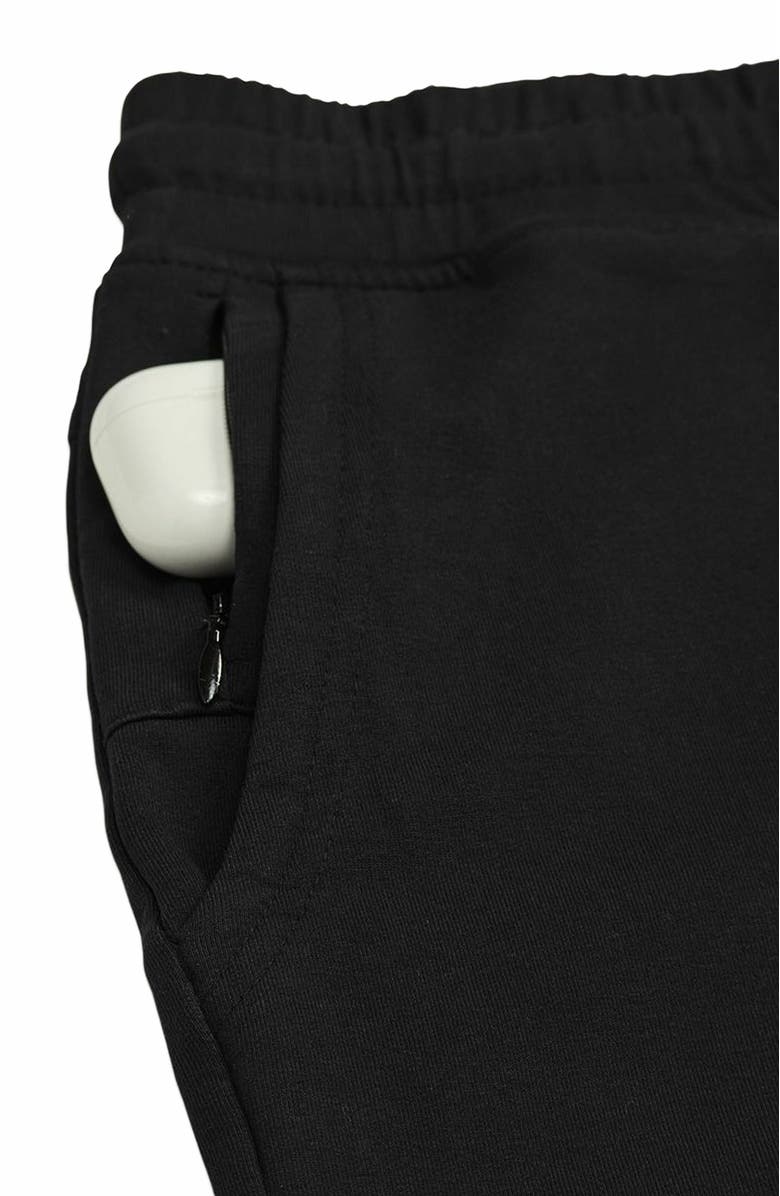 Pact Organic Cotton Stash French Terry Jogger, Alternate, color, Black