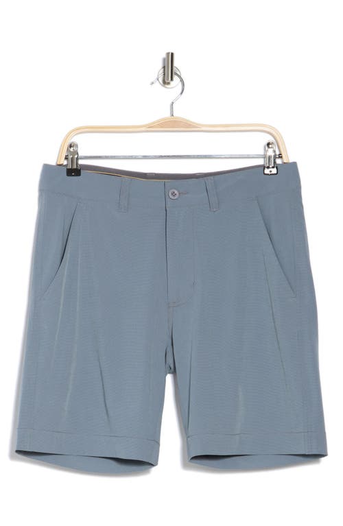 Shop Vintage 1946 Heathered Drawstring Shorts In Heather Denim