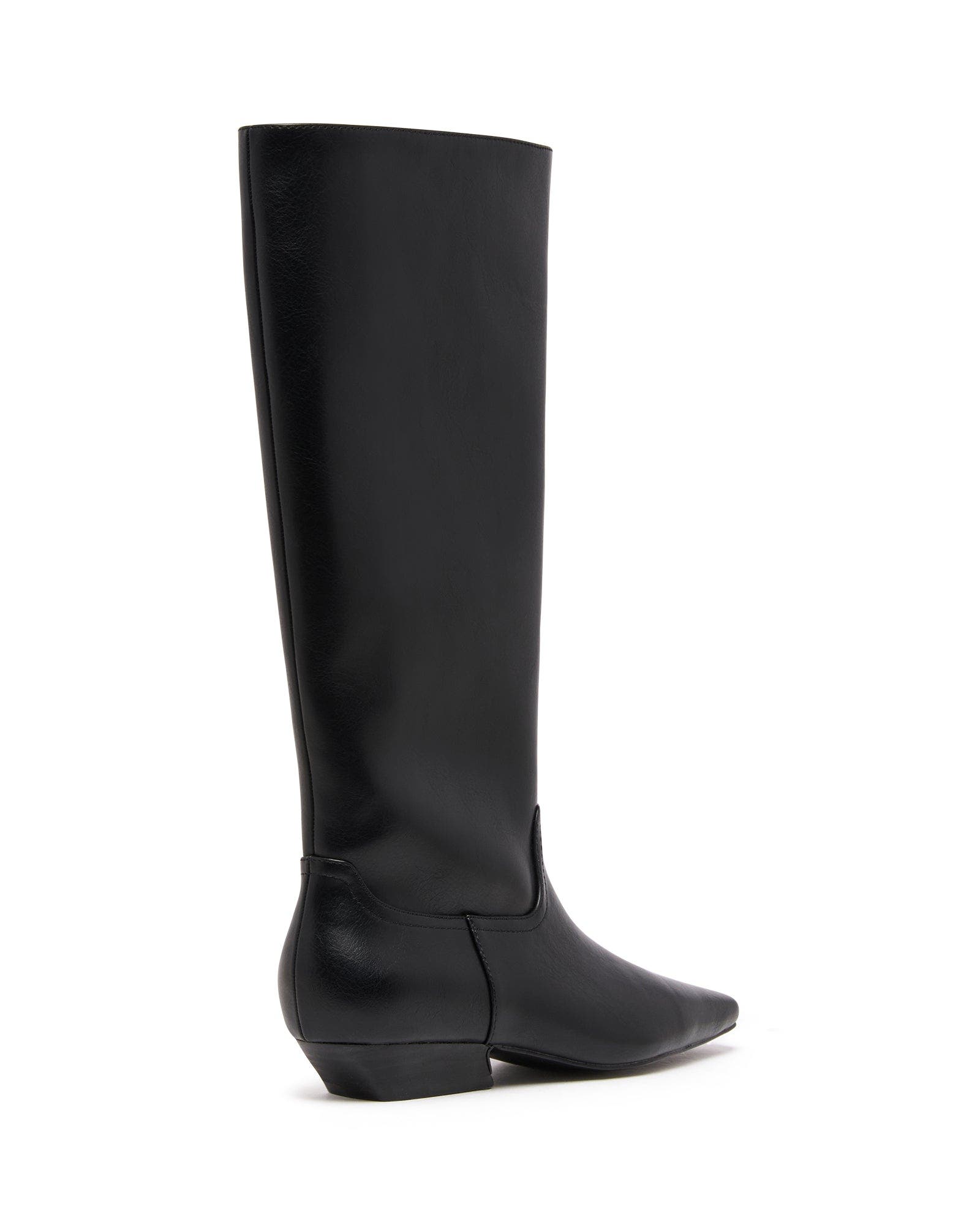 Xavier Tall Boots, Alternate, color, BLACK SMOOTH PU