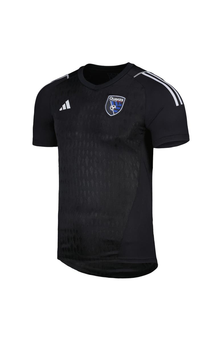 adidas Men's adidas Black San Jose Earthquakes 2023 Replica Goalkeeper Jersey, Alternate, color, 